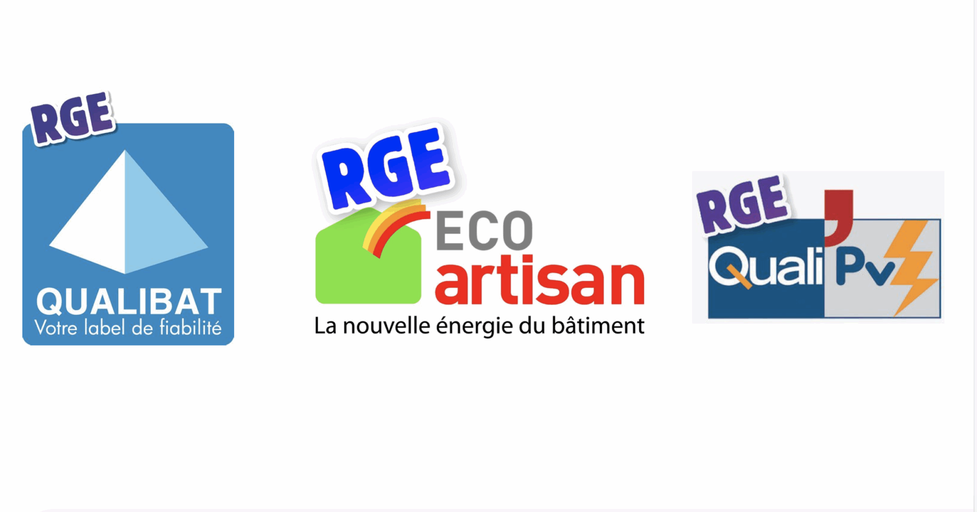 Une entreprise qualifiée RGE - Qualibat